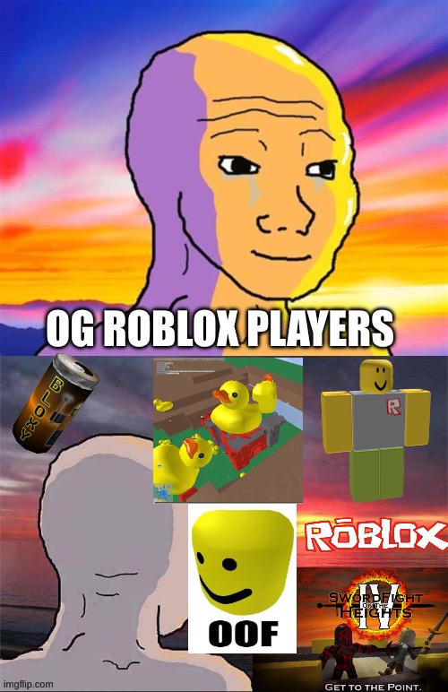 I wish I was around back in 2008… | OG ROBLOX PLAYERS | image tagged in wojak nostalgia,roblox,nostalgia | made w/ Imgflip meme maker
