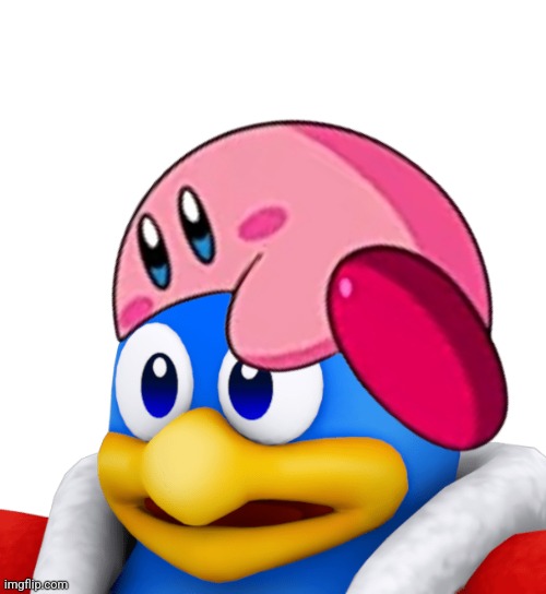 Nom | image tagged in kirby eating,king dedede,kirby | made w/ Imgflip meme maker