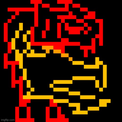 drew this guy | image tagged in iwb,pixel art | made w/ Imgflip meme maker