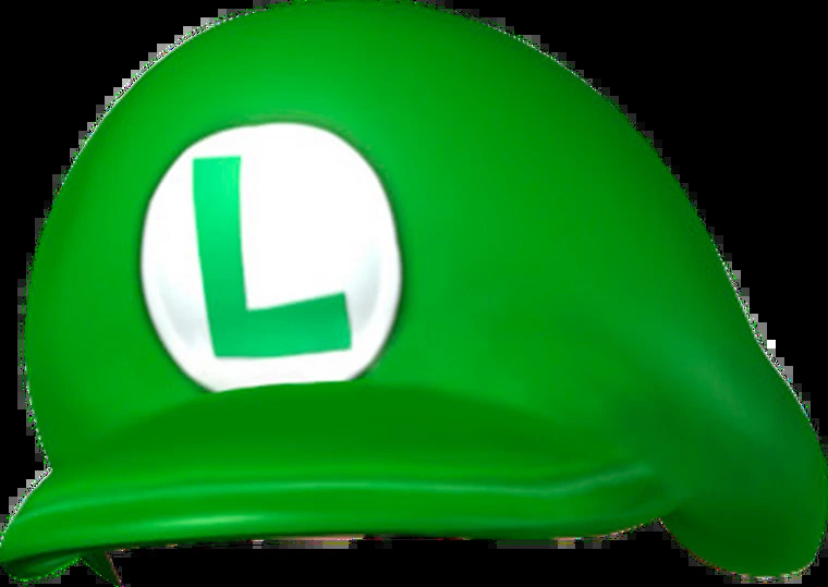 High Quality Luigi Cap Blank Meme Template