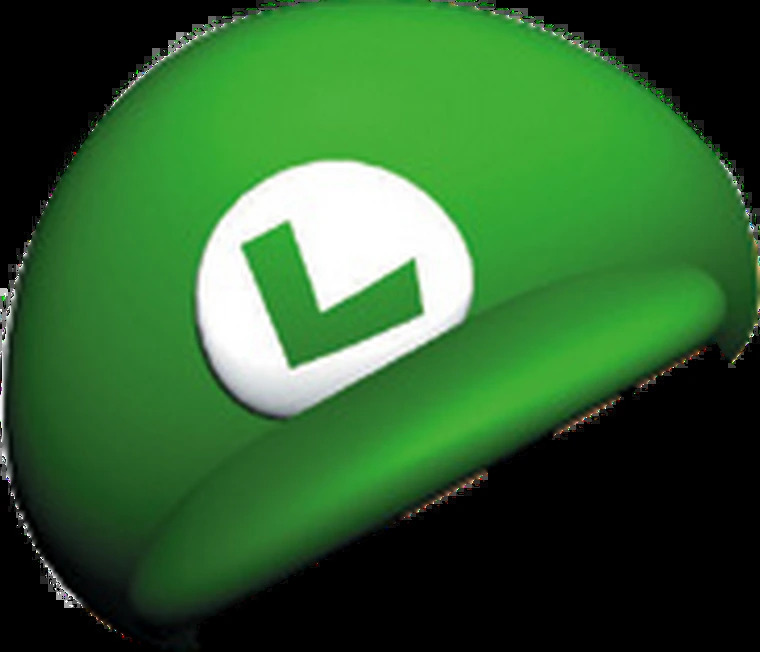 Tilted Luigi Hat Blank Meme Template