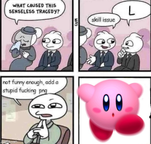 Post a png | image tagged in post a png,kirby running | made w/ Imgflip meme maker