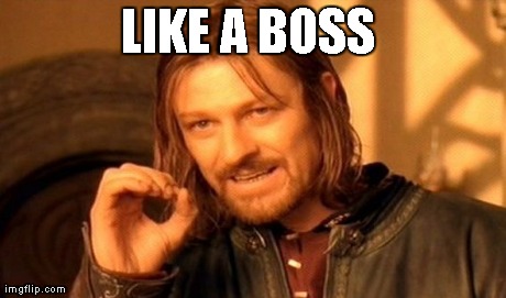 One Does Not Simply Meme | LIKE A BOSS | image tagged in memes,one does not simply | made w/ Imgflip meme maker