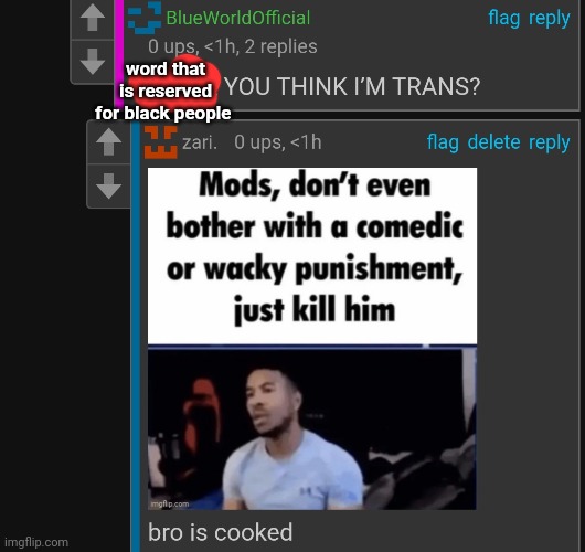word that is reserved for black people | made w/ Imgflip meme maker
