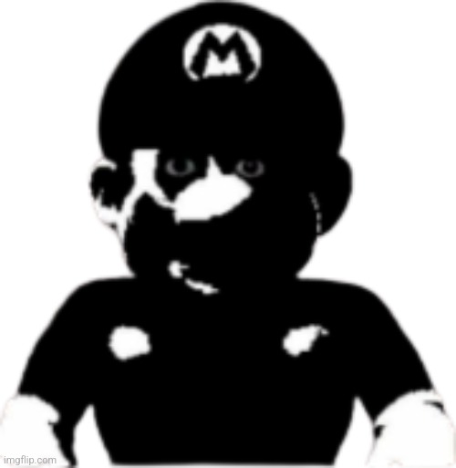 staring scary mario | image tagged in staring scary mario | made w/ Imgflip meme maker