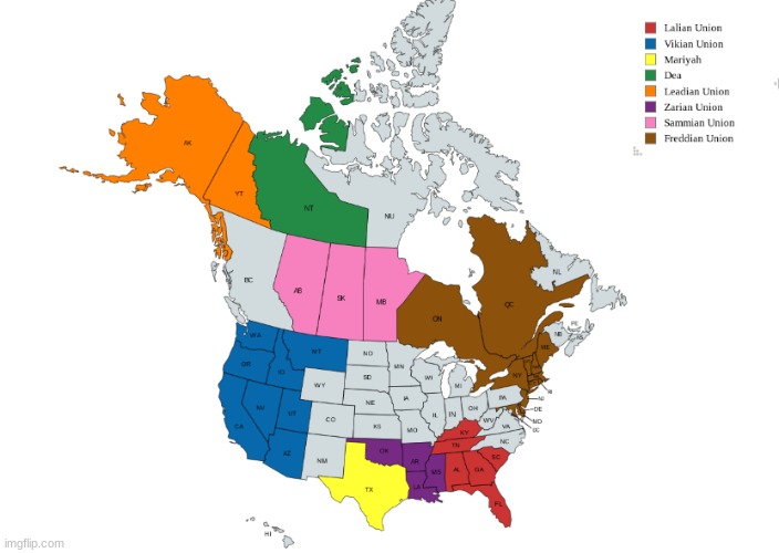 you earn the name union if you get more than one region/state | made w/ Imgflip meme maker