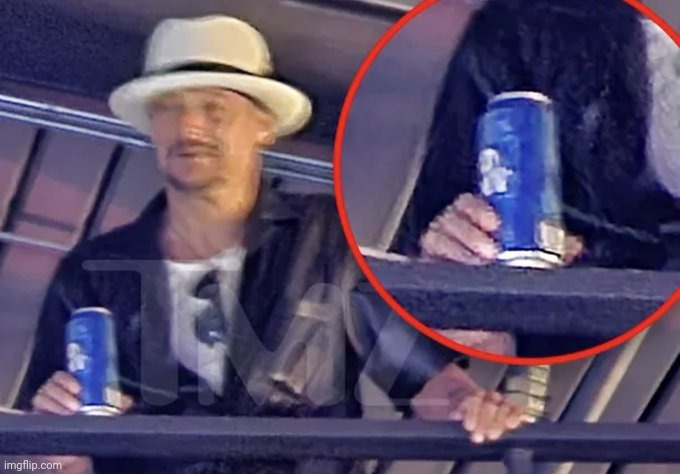 Kid Rock Bud Light | image tagged in kid rock bud light | made w/ Imgflip meme maker