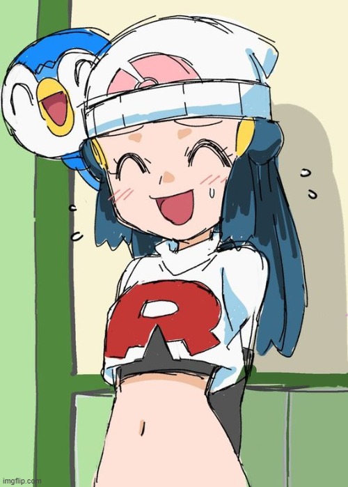 Since when did Dawn join Team Rocket | made w/ Imgflip meme maker