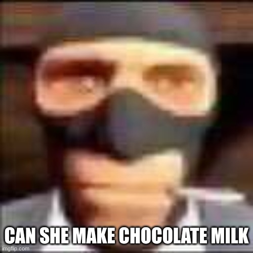 CAN SHE MAKE CHOCOLATE MILK | image tagged in spi | made w/ Imgflip meme maker