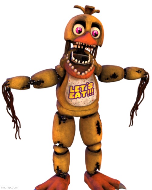 Withered Chica | image tagged in withered chica | made w/ Imgflip meme maker