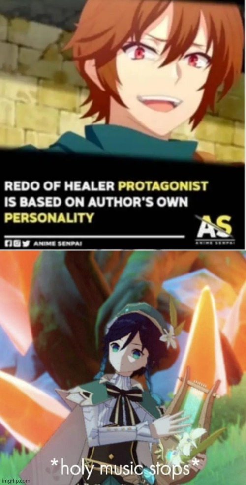 Wait what?! | image tagged in redo of healer,protagonist,author | made w/ Imgflip meme maker