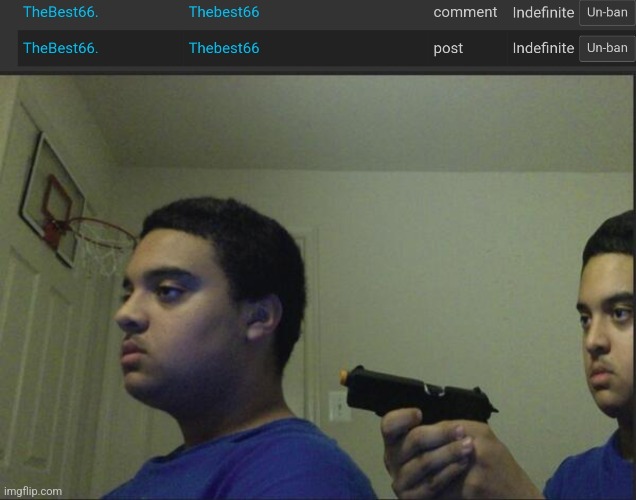 image tagged in trust nobody not even yourself | made w/ Imgflip meme maker