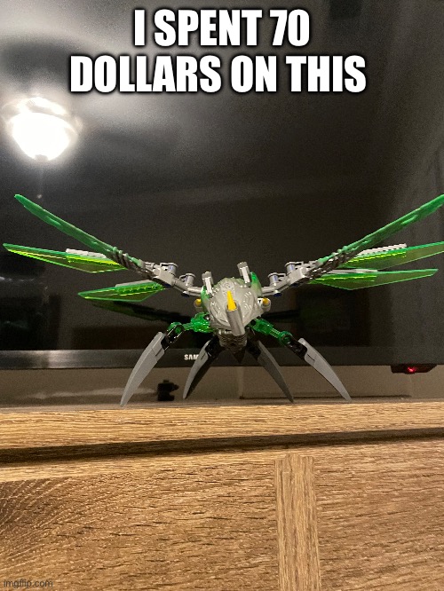 Gundam but Lego | I SPENT 70 DOLLARS ON THIS | made w/ Imgflip meme maker