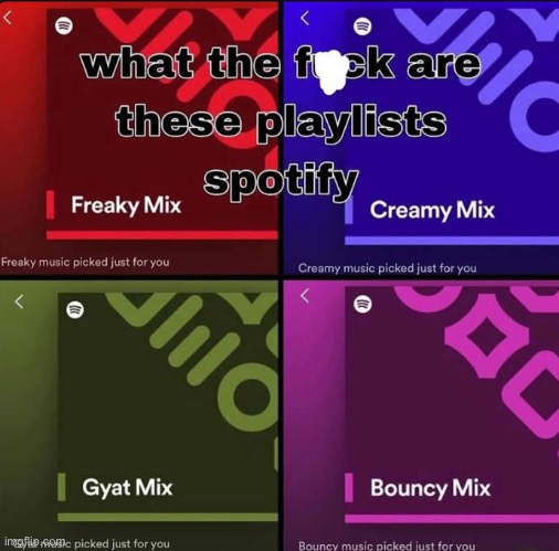 Rate my playlist ✨✨ | made w/ Imgflip meme maker