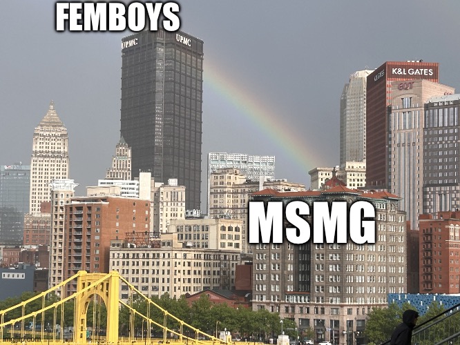 This is really accurate | FEMBOYS; MSMG | image tagged in rainbow bolt | made w/ Imgflip meme maker