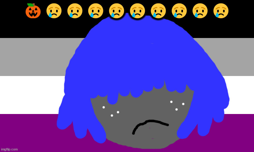 Asexual Flag | 🎃😢😢😢😢😢😢😢😢😢 | made w/ Imgflip meme maker