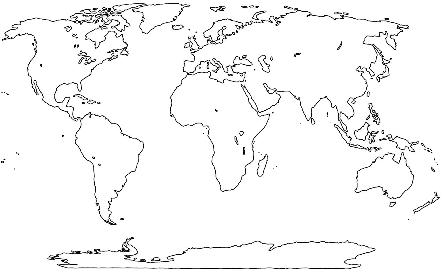 High Quality World Map Blank Blank Meme Template