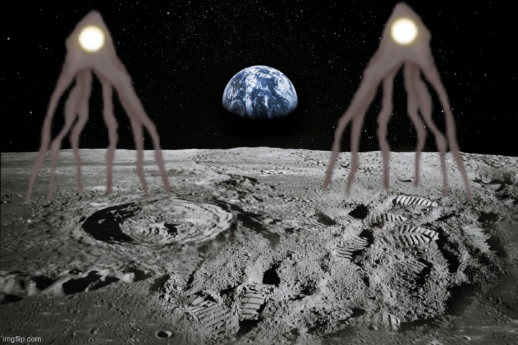 Moon Gardeners | image tagged in ghe,analog horror | made w/ Imgflip meme maker