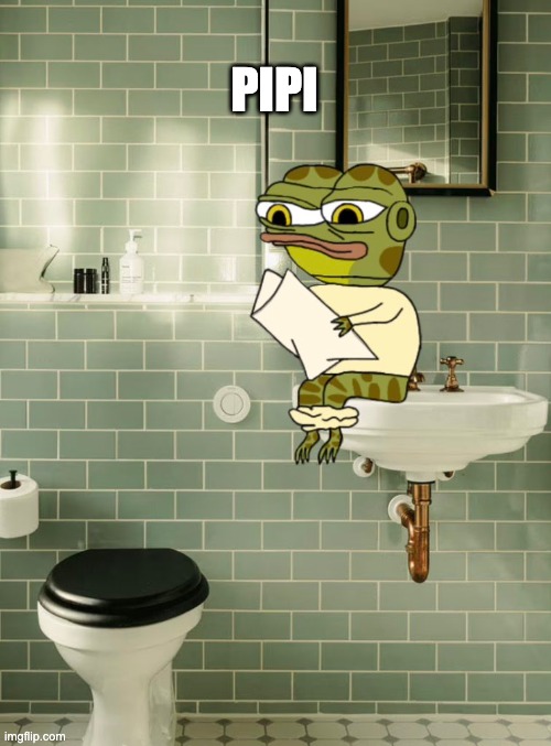 pipi | PIPI | image tagged in hoppy toilet sink,hoppy | made w/ Imgflip meme maker