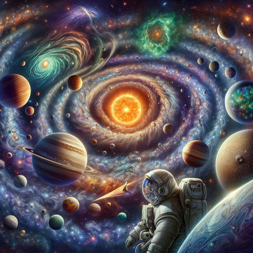 High Quality space background Blank Meme Template