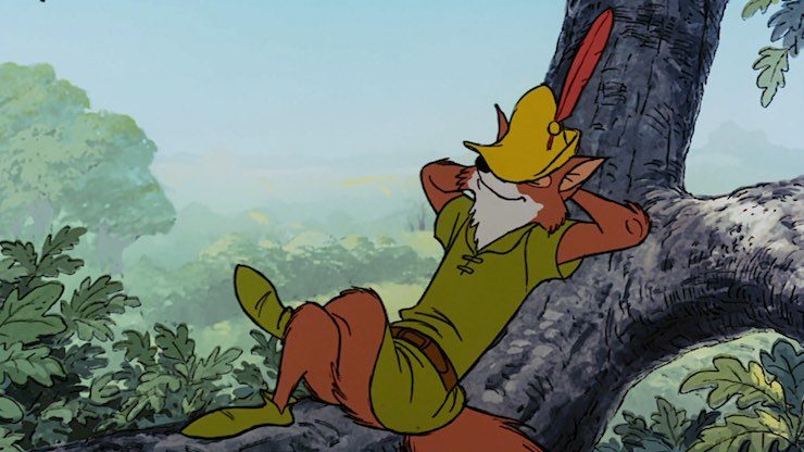 High Quality Robin Hood...sleeping? Blank Meme Template