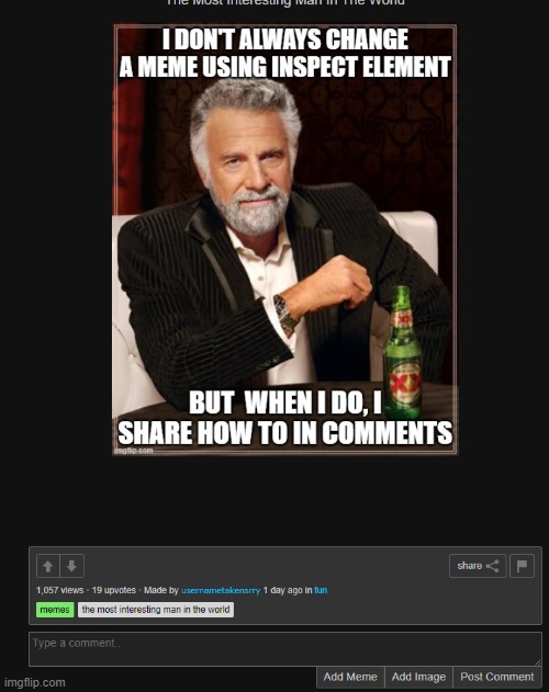 check comments | made w/ Imgflip meme maker