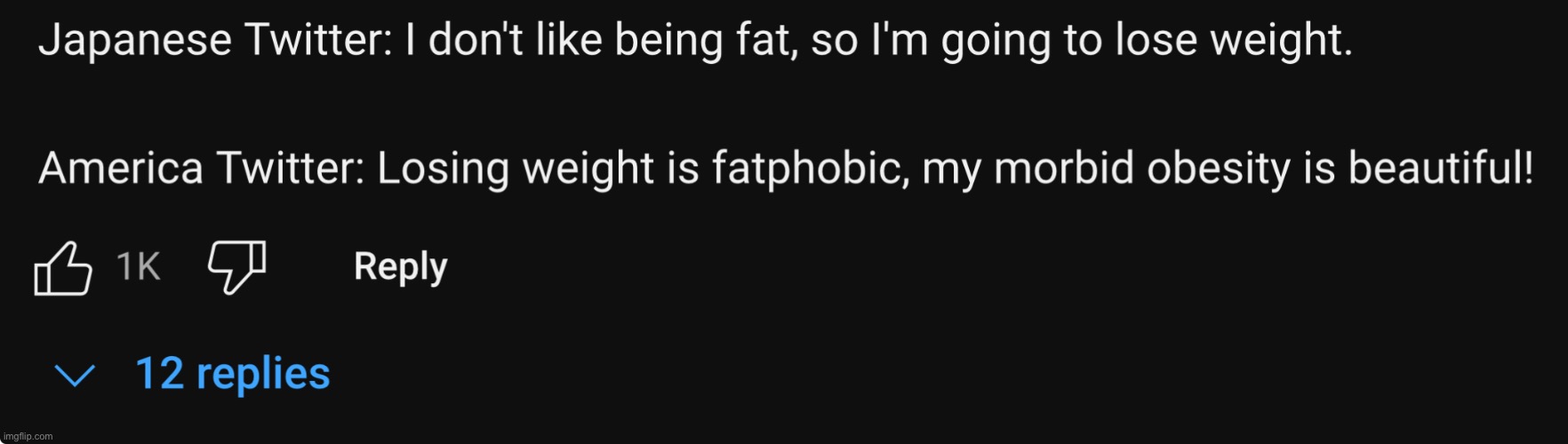 Side note: your morbid obesity isn’t beautiful, go see a doctor (assuming you can walk) | made w/ Imgflip meme maker