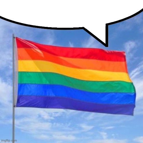 Real (100% accurate) | image tagged in gay pride flag | made w/ Imgflip meme maker