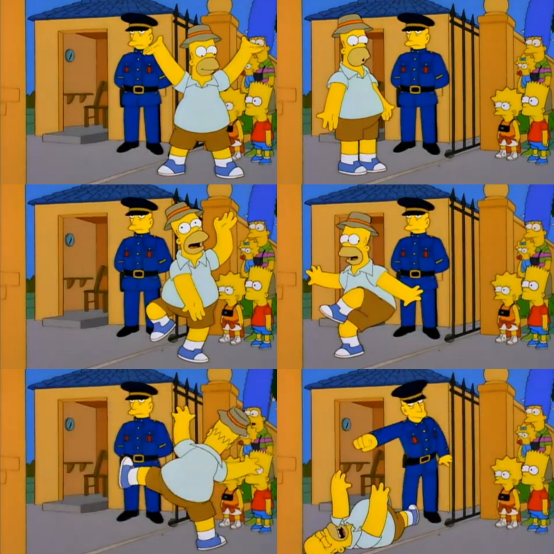 Homero Australia Estados Unidos Blank Meme Template