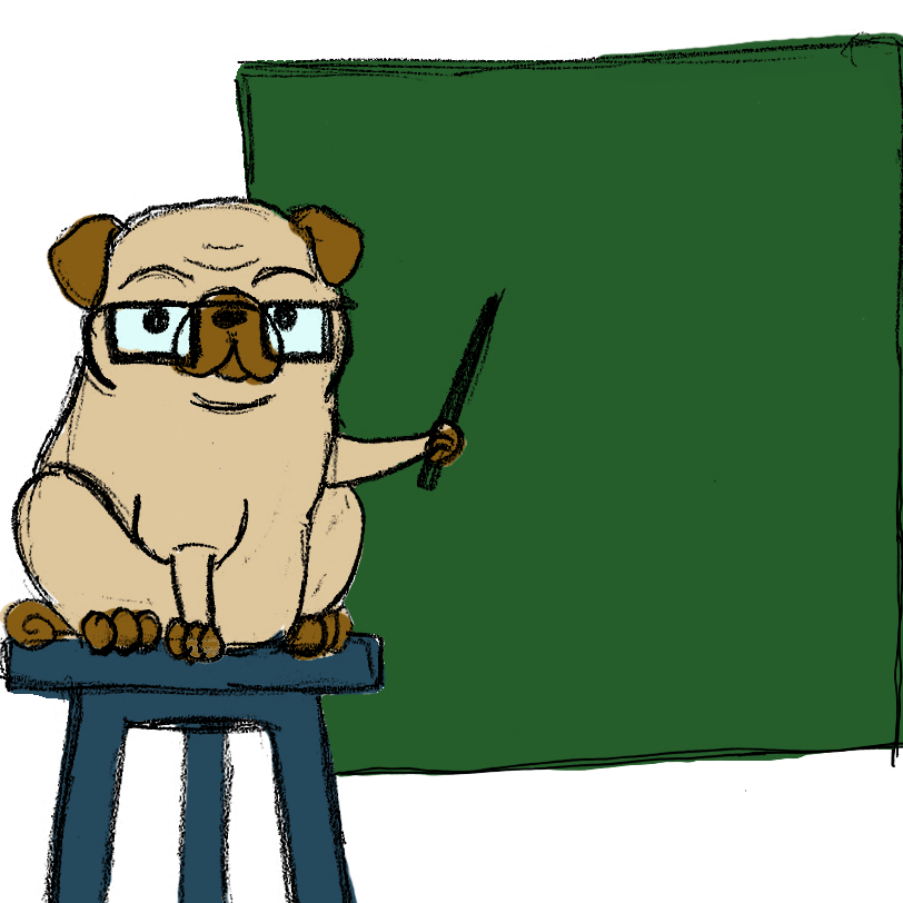 Professor pug Blank Meme Template