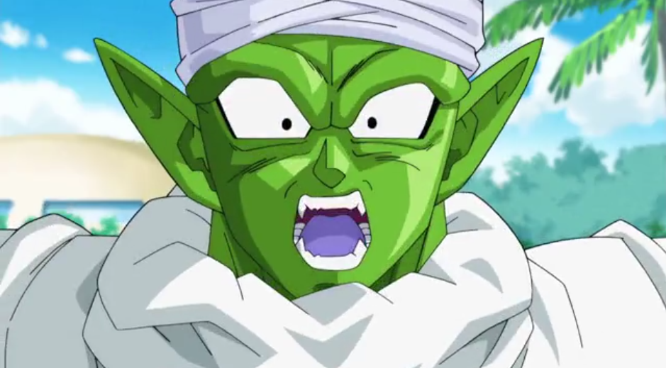 Shocked piccolo Blank Meme Template