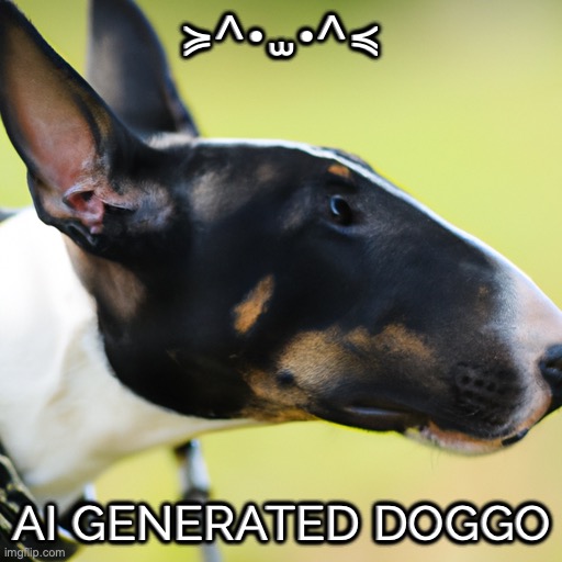 https://imgflip.com/i/8qqmez | ≽^•⩊•^≼; AI GENERATED DOGGO | image tagged in hewo,gojo,again ur reading,the,tags,you have been eternally cursed for reading the tags | made w/ Imgflip meme maker