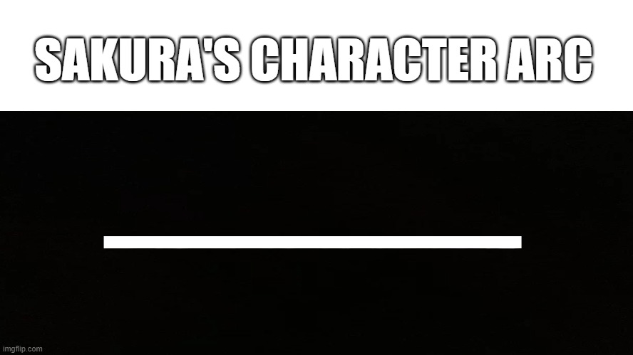 SAKURA'S CHARACTER ARC | made w/ Imgflip meme maker