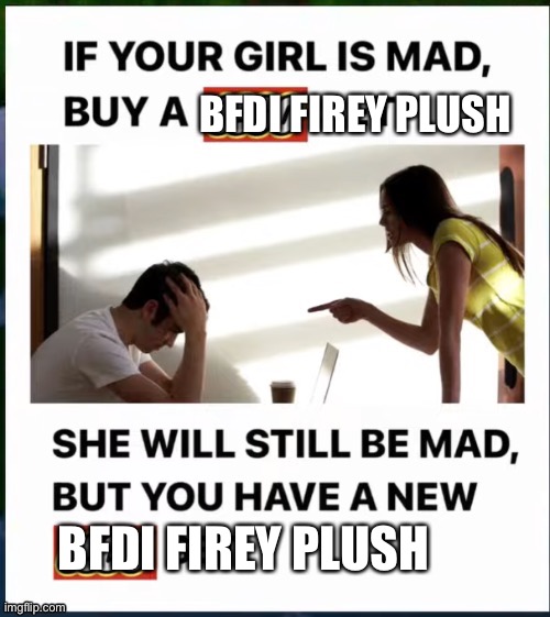 BFDI FIREY PLUSH; BFDI FIREY PLUSH | made w/ Imgflip meme maker