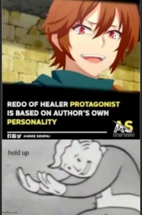 Wtf ifykyk | image tagged in memes,anime,redo of the healer | made w/ Imgflip meme maker