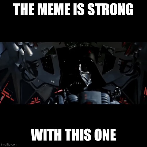 The Meme is Strong with This One | THE MEME IS STRONG; WITH THIS ONE | image tagged in the meme is strong with this one | made w/ Imgflip meme maker