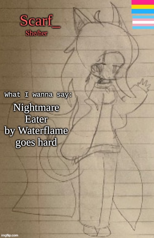 Nightmare Eater by Waterflame goes hard | made w/ Imgflip meme maker