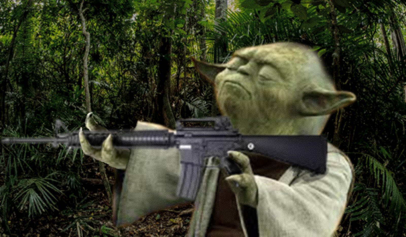 High Quality Vietnam Yoda Blank Meme Template