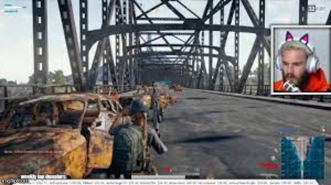 pewdiepie in the bridge | image tagged in pewdiepie in the bridge | made w/ Imgflip meme maker