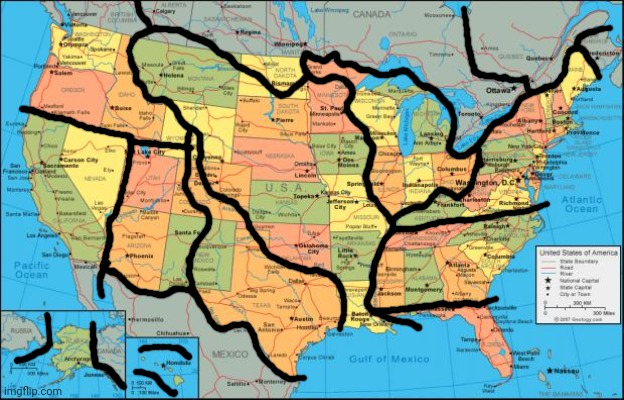 map of United States | image tagged in map of united states | made w/ Imgflip meme maker