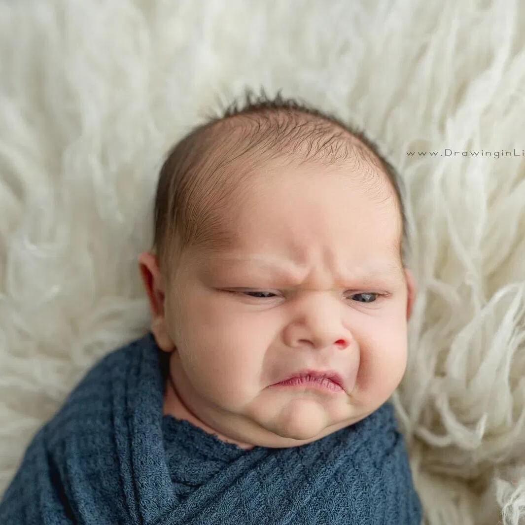 Grumpy Baby Blank Meme Template