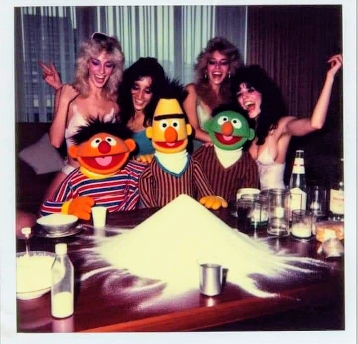 High Quality Thank God Bert Had This Xtra Bump Buried In His EyeBrow Blank Meme Template