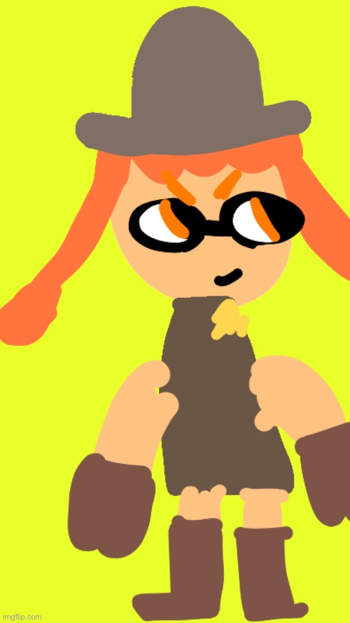 Teriana (Wild West inkling oc) | made w/ Imgflip meme maker