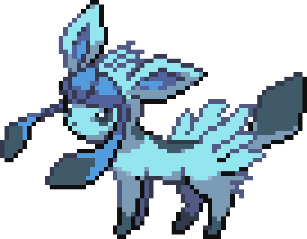 Spiky Glaceon Blank Meme Template
