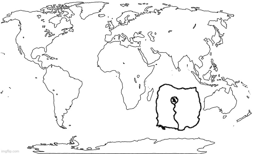 World Map Blank | image tagged in world map blank | made w/ Imgflip meme maker