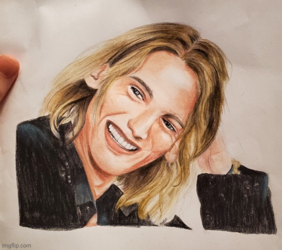 Another Jamie Campbell-Bower drawing | image tagged in drawing,art,fanart,stranger things,harry potter,twilight | made w/ Imgflip meme maker