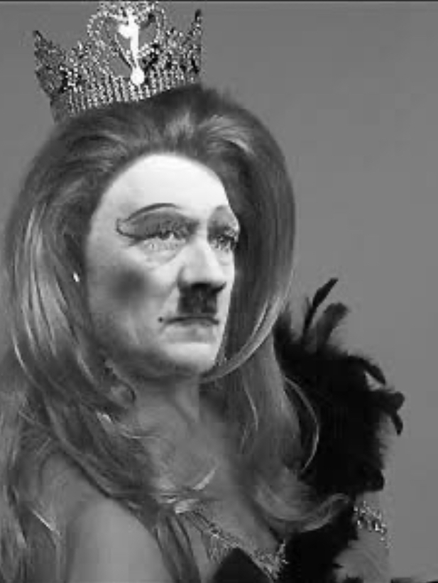 Adolf Hitler In Drag Blank Meme Template