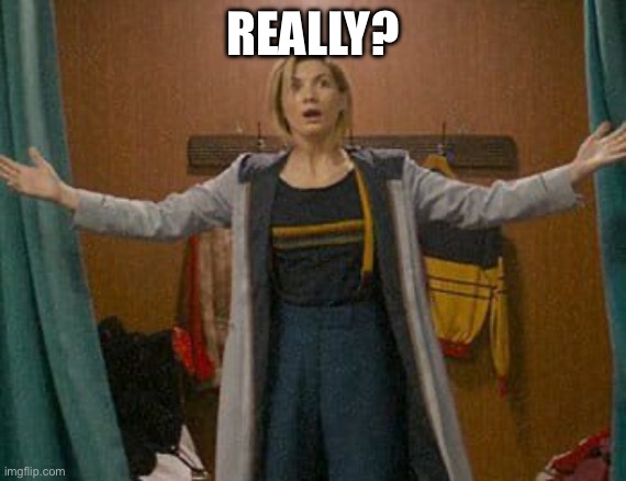 13th Doctor Who | REALLY? | image tagged in 13th doctor who | made w/ Imgflip meme maker