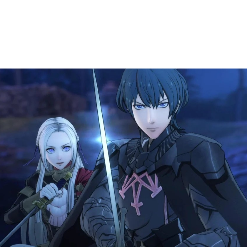 High Quality fire emblem edelgard and byleth Blank Meme Template