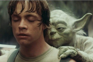 High Quality Luke & Yoda Blank Meme Template